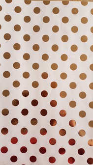 Paperpatch  decoupagepapier Dots Rose hot foil