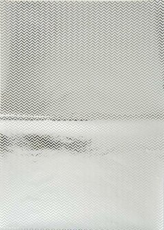 Paperpatch  decoupagepapier zigzag zilver hot foil