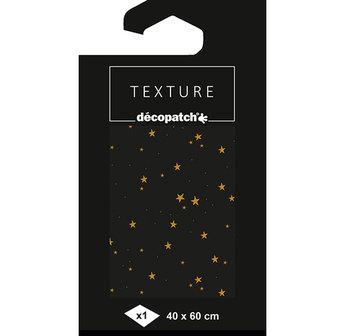 Texture Decopatch papier Nacht van de sterren hotfoil XL