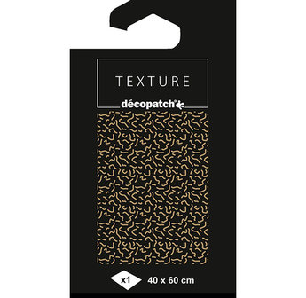 Texture Decopatch papier Gouden Slingers hotfoil XL