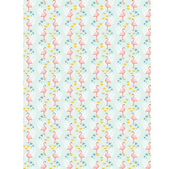 Texture Decopatch papier Flamingo hotfoil XL