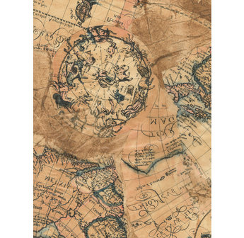 Decopatch papier Vintage Worldmap  