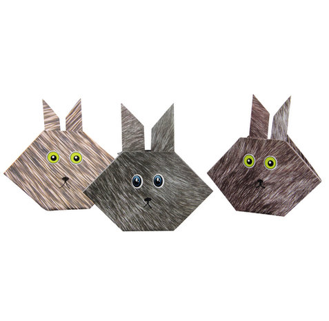 Origami papier Zoo, 60 vel 70g 20 x 20 cm - met motief