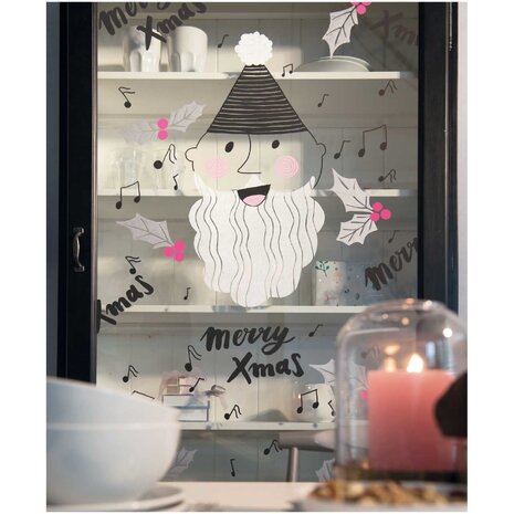 Window Chalk Art Templates 3-delig Jolly Christmas FSC Mix