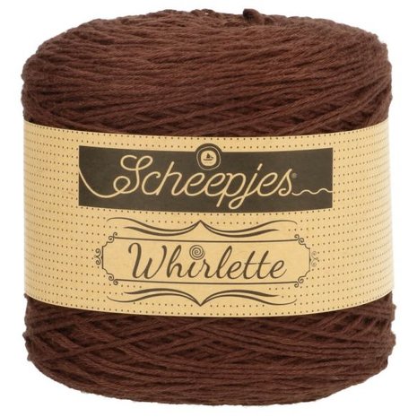 863 CHOCOLATE Scheepjes Whirlette 100 gram.