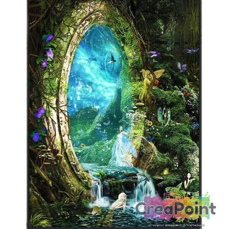 Full 5D Diamond Painting Fairy Forest 50 x 70 cm