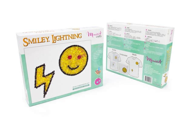 Miniart Crafts - Smiley Lightning - borduren met kralen