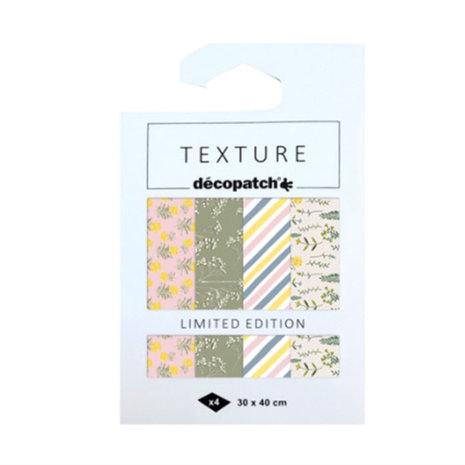 Texture Decopatch papier Thema Lineart Veldbloemen Limited Edition