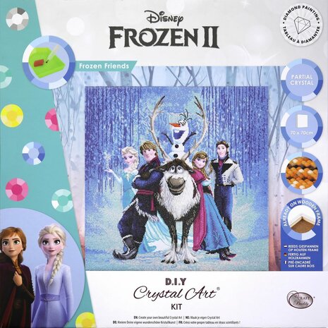 Crystal Art kit Disney Frozen Friends (partial) 70 x 70 cm