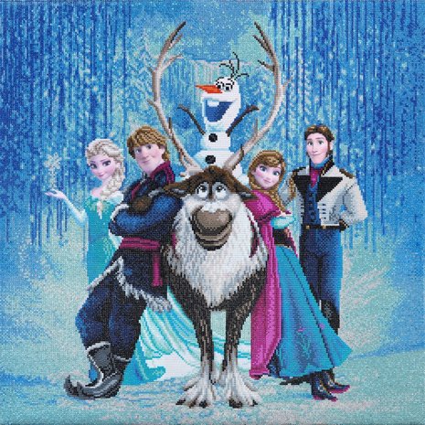 Crystal Art kit Disney Frozen Friends (partial) 70 x 70 cm