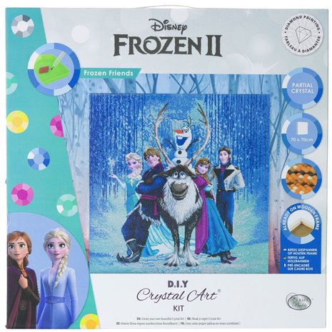 Crystal Art kit Disney Frozen Friends (partial) 70 x 70 cm