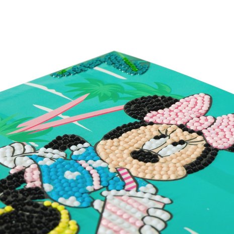 Crystal Card kit  Disney Minnie on Holiday diamond painting  18 x 18 cm 