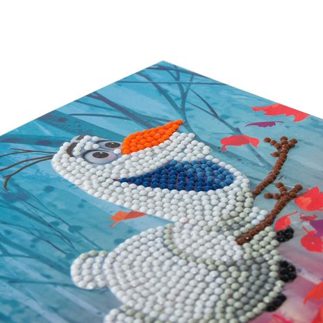 Crystal Card kit  Disney Floating Olaf diamond painting  18 x 18 cm 