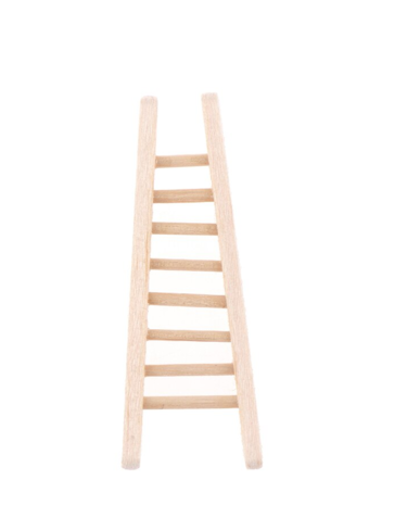 Ladder voor poppen hout 65mm