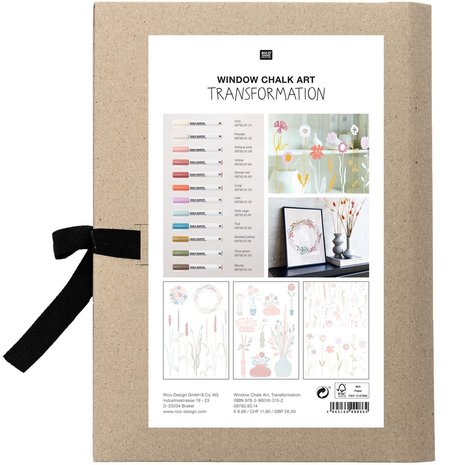 Window Chalk Art Templates 3-delig Transformation FSC Mix