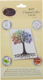 Crystal Card kit diamond painting Rainbow Tree 10 x 15 cm (partial)