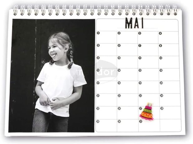 KALENDER OM TE DECOREREN WIT