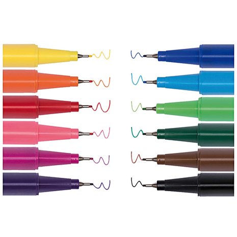 FINELINER 0.7MM 12 STUKS