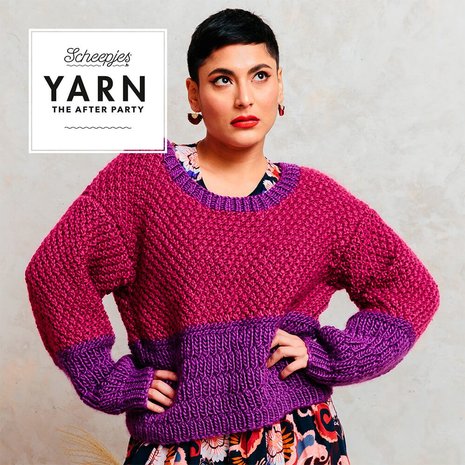 YARN THE AFTER PARTY NR.122 CRANBERRY FIZZ JUMPER NL