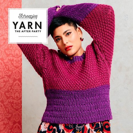 YARN THE AFTER PARTY NR.122 CRANBERRY FIZZ JUMPER NL