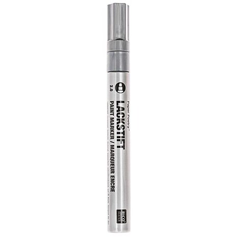 RICO DESIGN PAINT MARKER 2,0 MM ZILVER