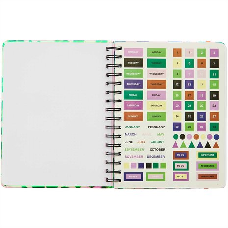 Een bullet diary is een flexibel agenda- of planningssysteem waarmee u afspraken, notities, etc. kunt bijhouden.