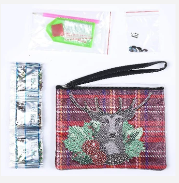 Crystal Art kit® Clutch Pouch Etui Mandala Magic