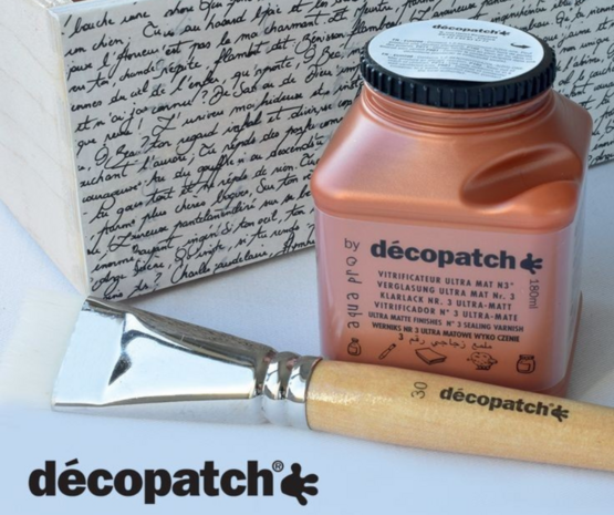 Decopatch papier handgeschreven tekst