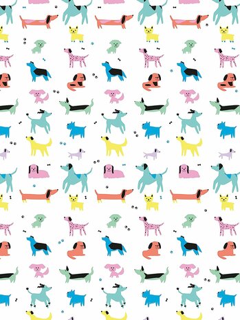 Decopatch papier Dogs FLUO