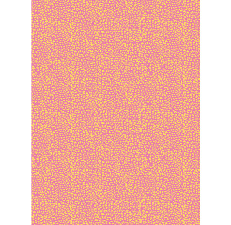 Decopatch papier roze/geel luipaardprint