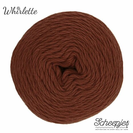 863 CHOCOLATE Scheepjes Whirlette 100 gram.