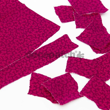 Decopatch papier kleursalvo met patroon Fuchsia