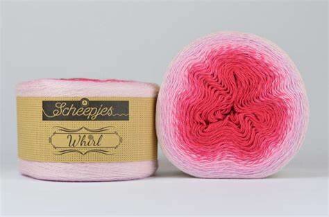 552 PINK TO WINK Scheepjes Whirl 1000 m.