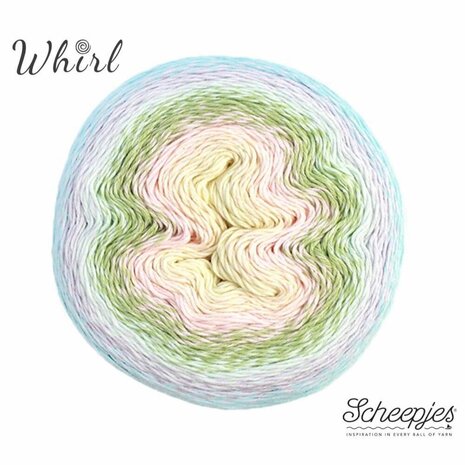 767 MELTING MACARON Scheepjes Whirl 1000 m.