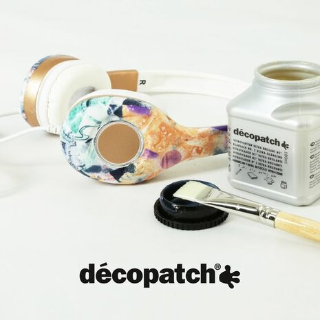 Decopatch papier Verfpatroon