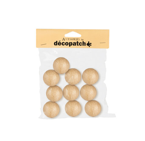 Kerstballen set van 10 stuks Decopatch