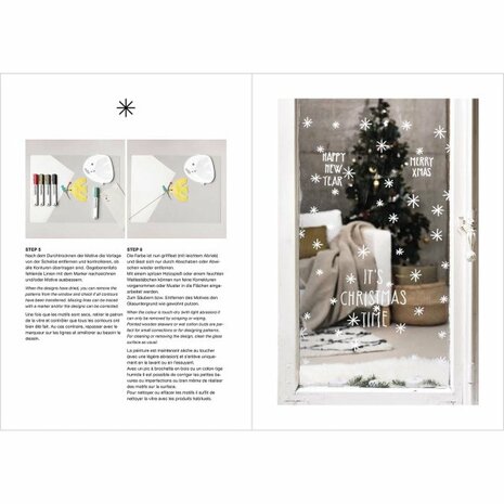 Window Chalk Art Templates 3-delig Christmas is in the air FSC Mix