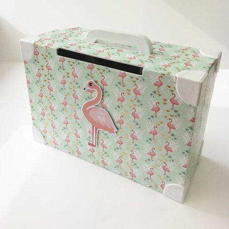 Texture Decopatch papier Flamingo hotfoil