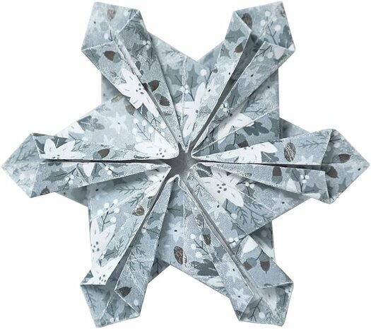 Origami papier Winter , 60 vel 70g 15 x 15 cm - met motief