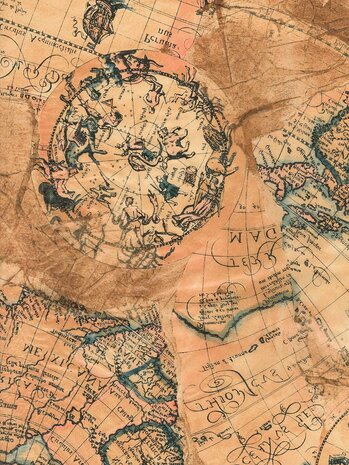 Decopatch papier Vintage Worldmap  