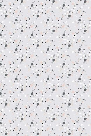 Texture Decopatch papier Terrazzo Grijs hotfoil