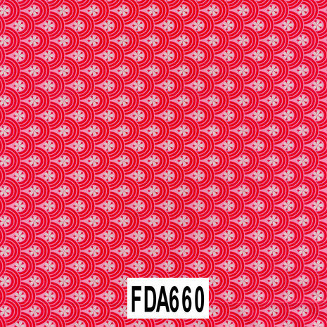 Decopatch papier rood retro