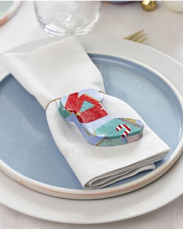 Set Texture Decopatch kerstpapier Kerst Maille Xmas hotfoil Limited Edition 