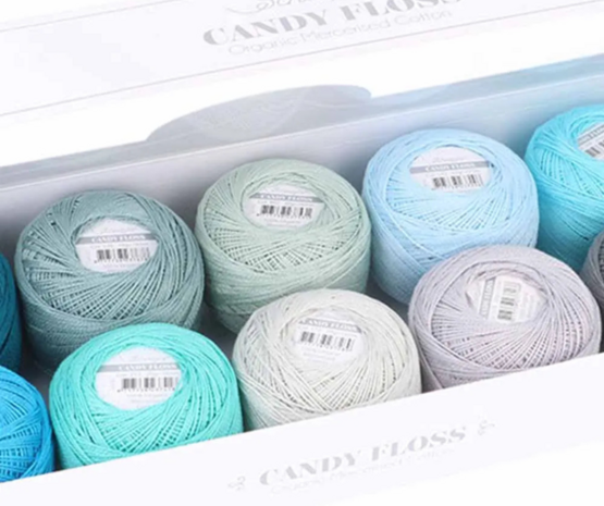 Scheepjes Candy Floss colour pack 10x20gr EARL GREY