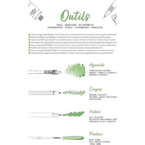 Odelia kleurboek volwassenen - thema gardens - 