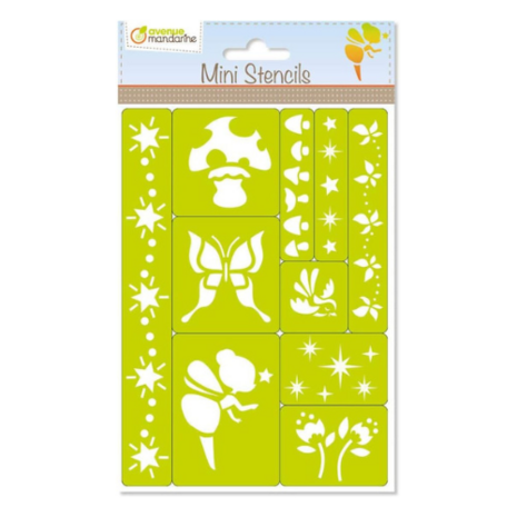 Set van 10 mini sjablonen –Feeen