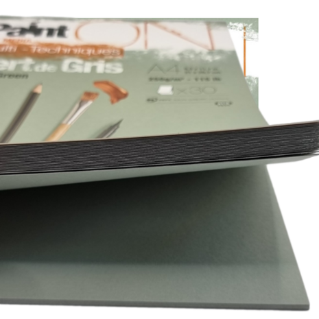 PaintON Blok 30 blad grijsgroen A4 250g
