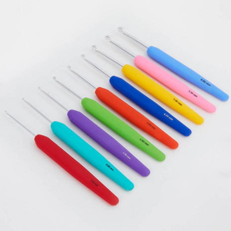 KnitPro Waves haaknaaldenset – 9 stuks (2.0–6.0 mm)