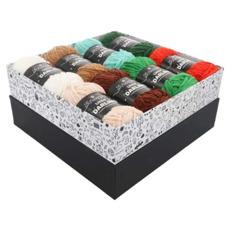 Scheepjes Litlle Darling colour pack – merry minis 8 x 25g 