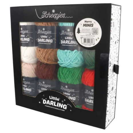 Scheepjes Litlle Darling colour pack – merry minis 8 x 25g 